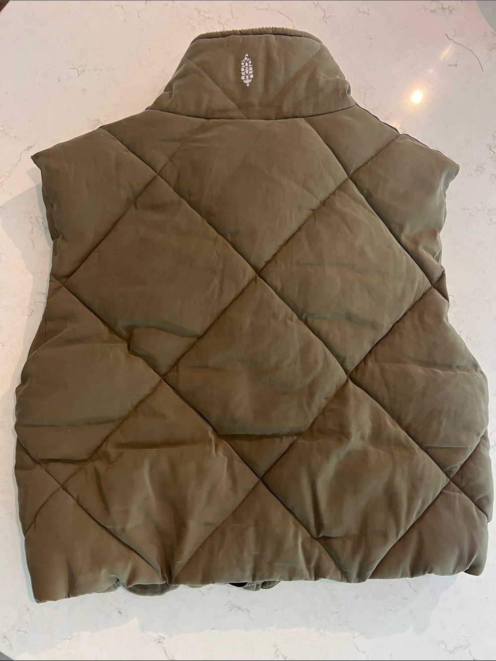 FP Movement by Free People No Chill Puffer Vest in Olive size XS - Picture 3 of 4